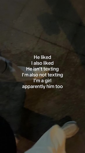 He Doesn't Text, So I Don't Text Back