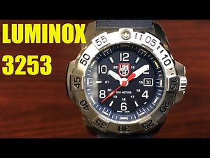 Luminox Navy SEAL 45mm Blue Steel Divers Watch 3253