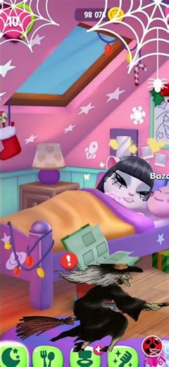 A Ghost Is Scaring Angela – Terrifying Night 😱👻#Angela#TalkingAngela#GhostScare#ScaryAngela#Horro