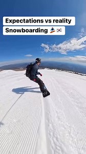 30K views · 853 reactions | Expectations vs reality #fypシ゚viralシfypシ゚ #foryoupageシ #goodvibes #korea #snowboarding #vacation | Korean Namu | Facebook