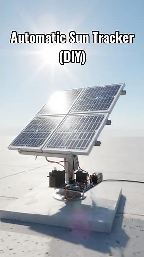 Build an Automatic Solar Tracker at Home! (Arduino Project) l #shorts #viral