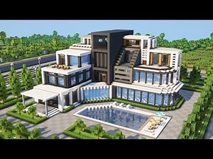 Minecraft | How to Build the Ultimate Modern Villa (Part-1)
