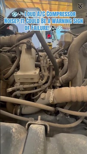 ❄️🔊 Loud A/C Compressor Noise? It Could Be a Warning Sign of Failure! 🔊❄️