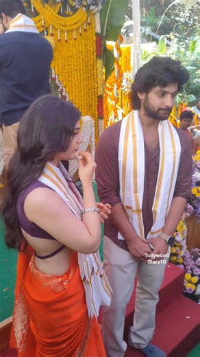Aadi Saikumar 😜 New Movie Opening Pooja Ceremony #aadi #aadisaikumar #shortviral #sairabanu