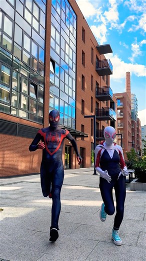 SpiderGwen and Miles Morales rush to the rescue #shorts