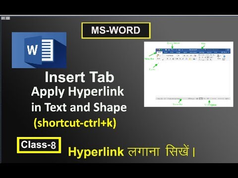 Apply Hyperlink in Text and shape