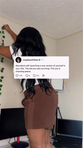 15 comments | The old you was surviving, this version of you is choosing peace 癩 Coming out of survival mode is such a crazy feeling. It’s almost like you have to learn how to function all over again. It’s normal and nothing to be ashamed of. Regardless, we gone be alright 癩 #inmy30s #comfortcreator #cozygaming | Cosplay With Bee | Facebook