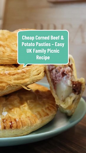 Budget-Friendly Corned Beef & Potato Pasties Recipe