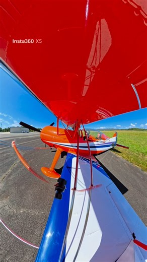 Kelly Qualls - Aviation on Instagram: "Took the Pitts model 12 for some steep turns with Don. @insta360 #insta360x5"
