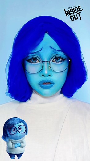 Inside Out Sadness Makeup Tutorial
