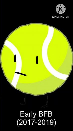 The evolution of Tennis Ball from BFDI