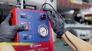 Automotive One Man Electric Brake Bleeder Kit - Support 12V/110V Power, Pulse Brake Pressure Bleeder Includes One Set Universal Master Cylinder Adapters