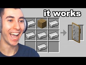 Testing VIRAL Minecraft Crafts to see if they work