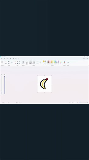 How to draw a banana #paint #memes #banana