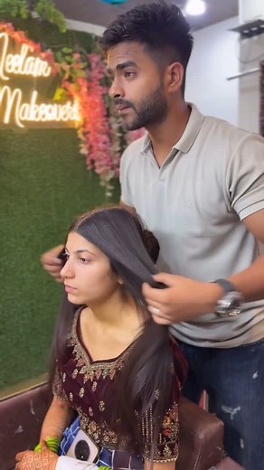 325K views · 3.1K reactions | Bride Twisting Hairstyle❤️ NEW BATCH START FROM 10th JUN(9354766104) @sushant_hairstylist #hair #professional #hairstylist #newpost #hairgoals #hairstyling #new #hairproduct #hair #hairstyling #hairvideo #hairvideo #hairvideos #vídeos | Sushant Verma | Facebook