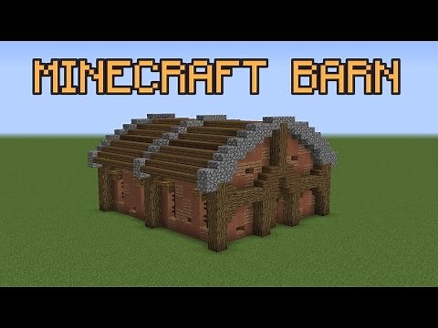 Minecraft Rustic Barn Tutorial!