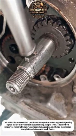 Smart Gear Removal Trick | Easy Mechanical Repair Technique