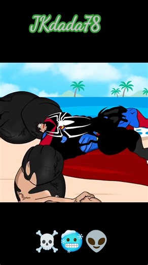 SPIDERMAN Fights Alien in EPIC Cartoon Battle