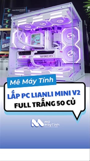 Lianli Mini V2 50 Củ thui full hồng cực đẹp cho các chị em #lianli #pcbuild #pc #maytinh #pchighend