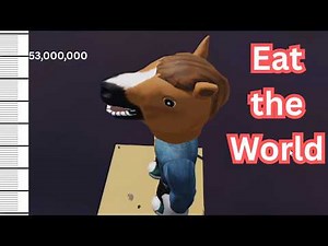 Gaining new heights in Eat the World #roblox #eattheworld