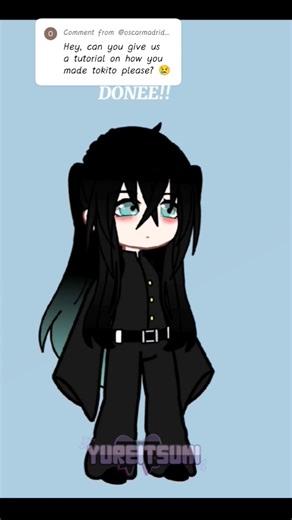 how I make muichiro tokito's oc in gacha club| requested tutorial | #gachagacha #muichiro