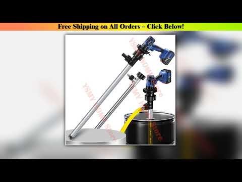 21V Fuel Transfer Pump Portable lithium battery inserted barrel pump 3200W Diesel Kerosene