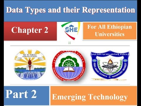 Emerging Technology: chapter - 2 || part - 2. Data Types and Their Representation.