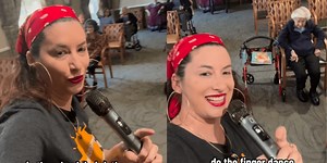 Comedian's hilarious raps get nursing home residents grooving any way they can