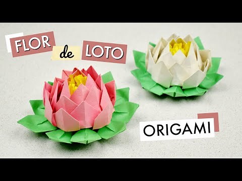 Flor de Loto Origami