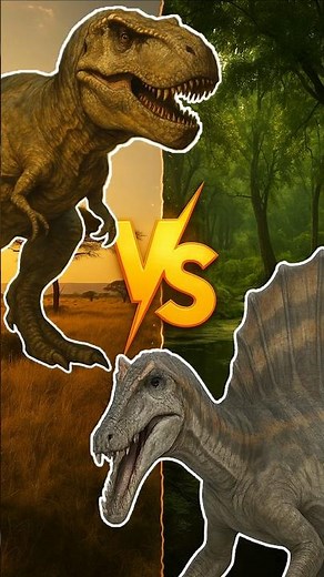 Tyrannosaurus vs Spinosaurus - The EPIC Showdown #shorts
