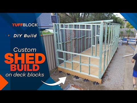 Building a Shed - using TuffBlocks as a foundation