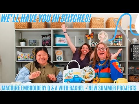 𝗠𝗮𝗰𝗵𝗶𝗻𝗲 𝗘𝗺𝗯𝗿𝗼𝗶𝗱𝗲𝗿𝘆 𝗤 & 𝗔 + 𝗡𝗘𝗪 𝗦𝘂𝗺𝗺𝗲𝗿 𝗣𝗿𝗼𝗷𝗲𝗰𝘁𝘀 | 𝗪𝗲’𝗹𝗹 𝗛𝗮𝘃𝗲 𝗬𝗼𝘂 𝗜𝗻 𝗦𝘁𝗶𝘁𝗰𝗵𝗲𝘀!