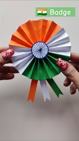 Create Your Beautiful Tricolor Republic Day Badge! 🇮🇳