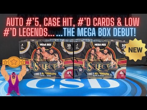 2024 Panini Select WWE Mega Box Review. The Debut WWE Select Mega Boxes!!