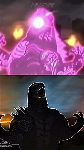 Evolded Godzilla Vs Normal Godzilla Animated Crossover!