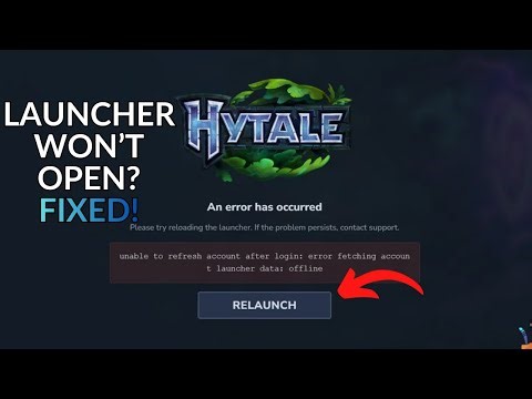 Fix Hytale Launcher Won’t Open or Keeps Crashing