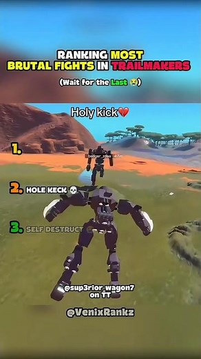 Ranking Most Brutal Fights In Trailmakers