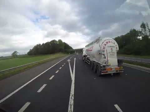 A time lapse day in the life of a trucker 10/09/25