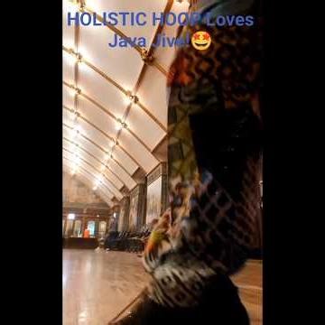HOLISTIC HOOP Loves Dancing & Hooping at Java Jive! Movement & Music is Medicine!🤩