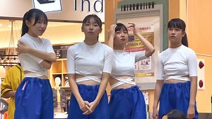 横動画） VIOLA studio do-hip 221103 イオンモール鳥取北 | チラ見せガールズ
