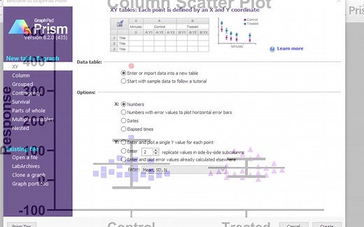 「GraphPad」如何用GraphPad画出理想的散点图 How To Create A Scatter Plot In GraphPad Prism