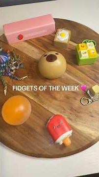 FIDGETS OF THE WEEK 🩷 #fidget #fidgettoys #fidgets #fidgettoy #squishy #asmr #asmrsounds #sensory