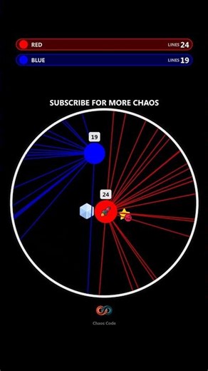 Red vs Blue POWERS but it's an epic race to 100! 🏆 #physics #simulation
