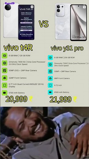 vivo T4R 5g vs vivo y31 pro 6g best compireson reviews unboxing #viral #shorts #video #new 🥰🥰