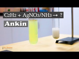 Thí nghiệm nhận biết ANKIN 📚 tác dụng với dung dịch AgNO3/NH3 | Thí nghiệm HÓA 11 | Mr. Skeleton