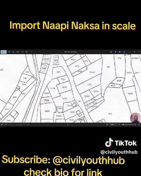 Import Naapi Naksa in Scale in AutoCAD | CivilYouthHub