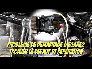 مشكل الديماراجprobleme de demarrage megane2 diagnostic avec delphi trouver le defaut et reparation.