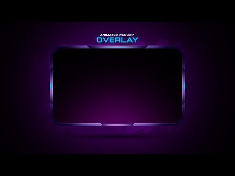 Minimal Facecam Overlay || Animated Webcam Overlay Template