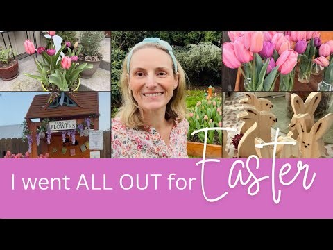 Spring Porch Decor + Selling Tulips 🌷 Easter Prep, DIY Crafts & Flower Stand Setup