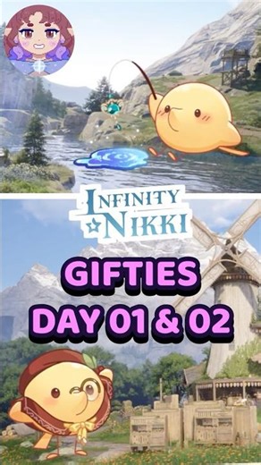 day 01 & 02 GIFTIES LOCATIONS in Infinity Nikki #infinitynikki